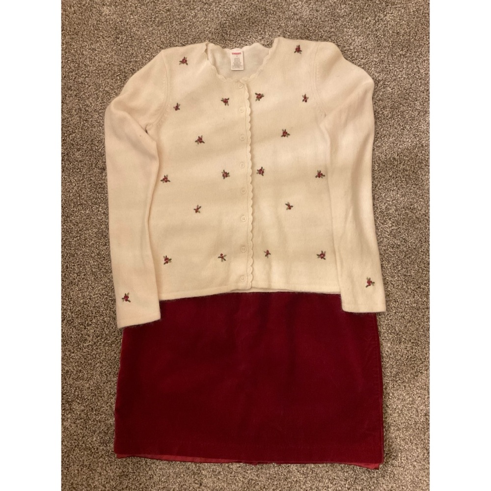 Gymboree Women’s Christmas Holiday Sweater Skirt Small / 8